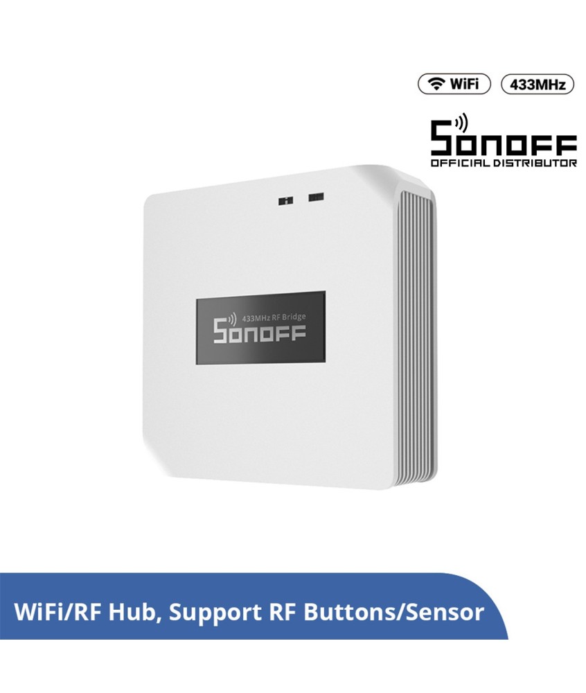GloboStar® 80052 SONOFF RF BRIDGER2 - 433MHz RF to Wi-Fi Smart Hub - Switch Hub